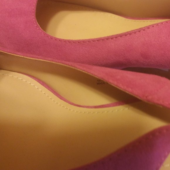 NEW PINK SLINGBACKS  STUNNING PINK !!! SIZE 9.5 - Picture 2 of 7